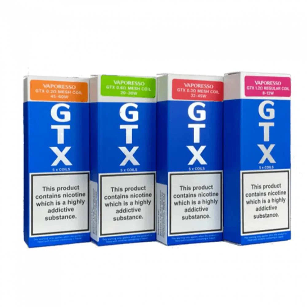 Vaporesso GTX Replacement Coil Series (5-Pack) - Vape Store Chennai