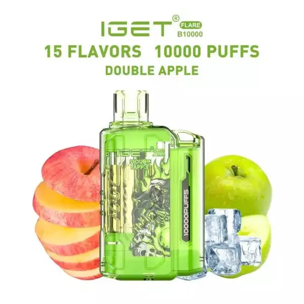 IGET FLARE B10000 – Double Apple - Vape Shop Chennai