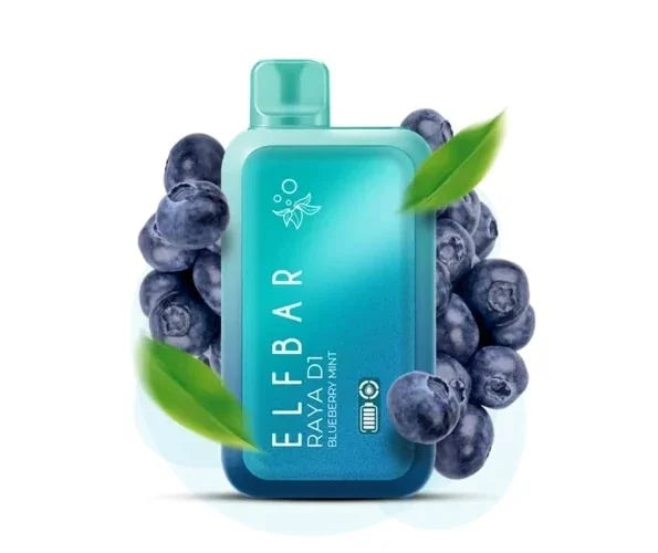 Elf Bar Raya D1 – Blueberry Mint 13K | Premium Disposable Vape in Chennai