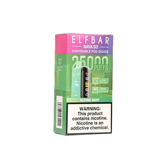 Elf Bar Raya D3 25K – Alpine Mint | Premium Mint Vape in Chennai