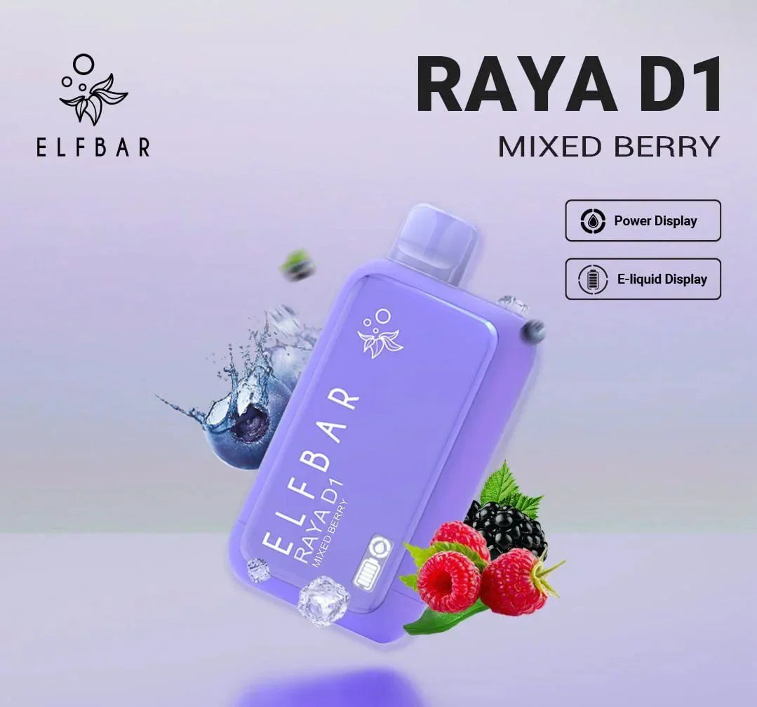 ELF BAR RAYA D1 – Mixed Berry - Vape Shop Chennai