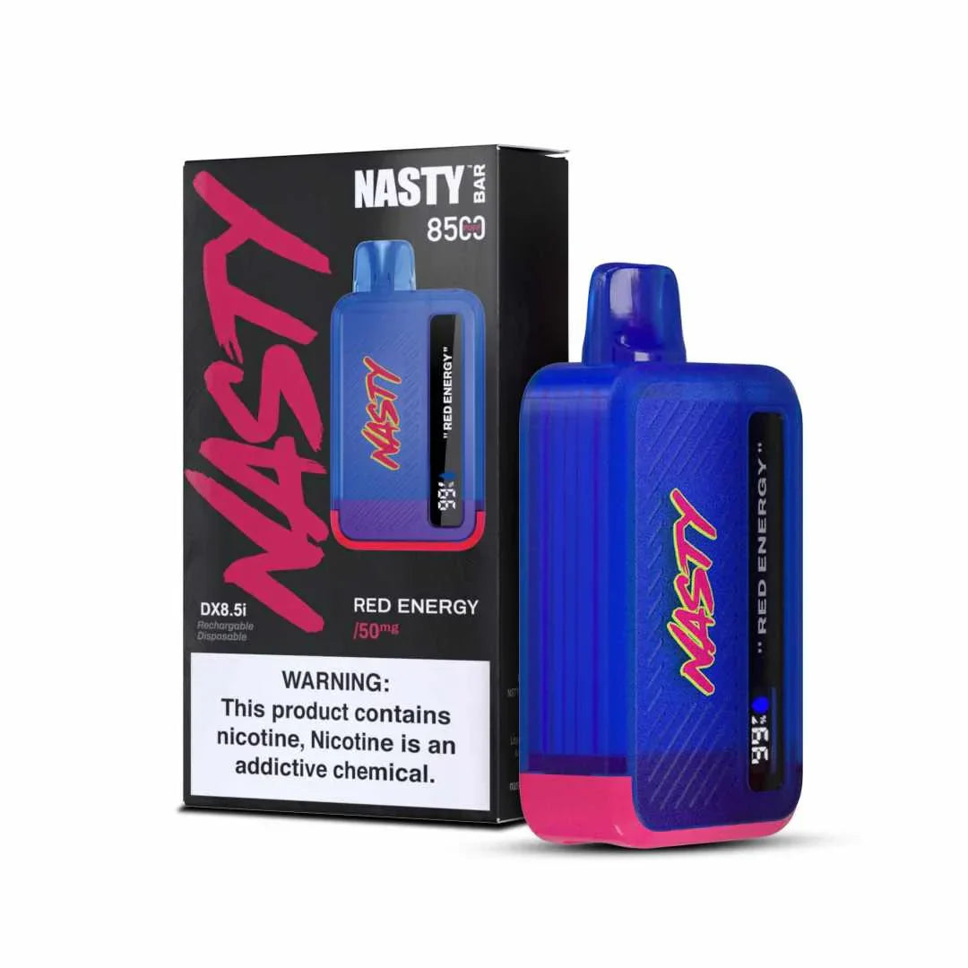 Nasty Bar Red Energy – 8500 Puffs | Premium Energy Vape in Chennai